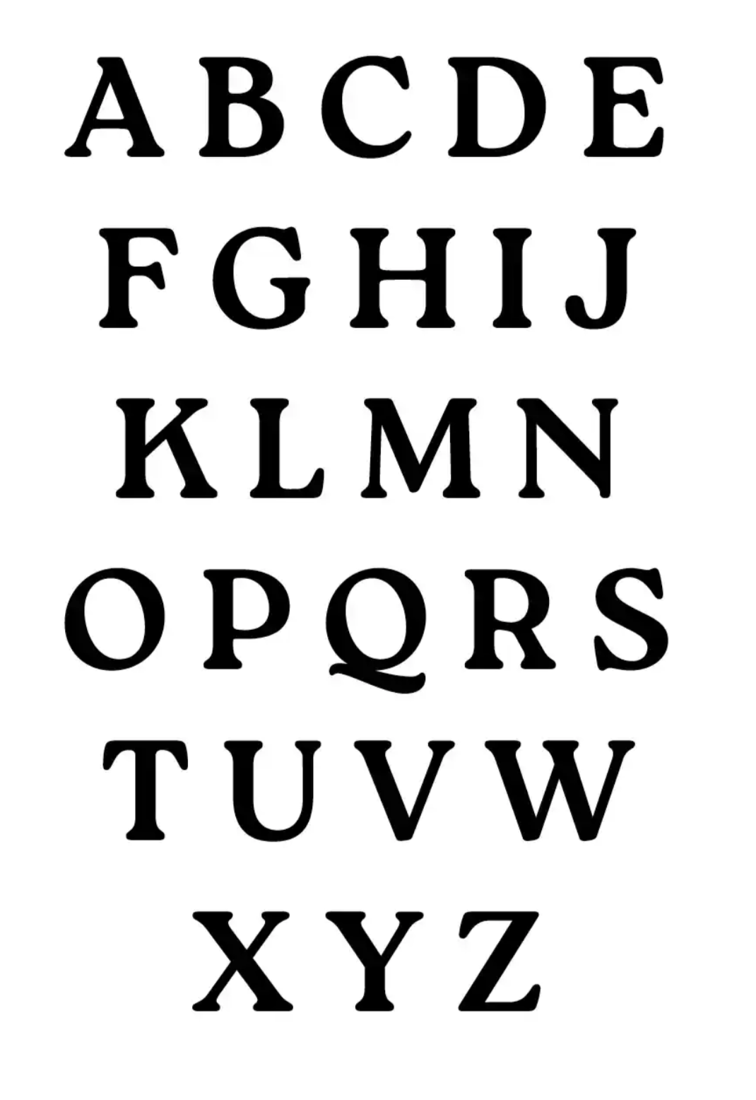Alphabet - léopard