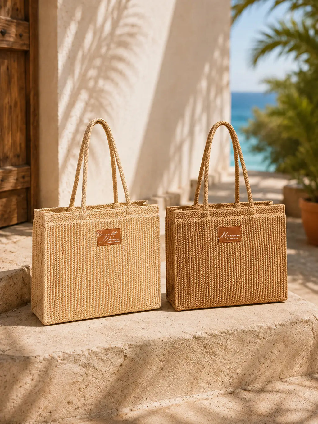 Sac d'été naturel